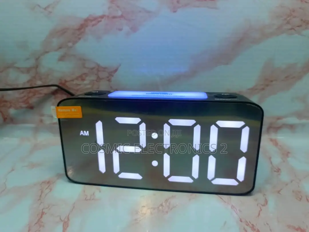 RGB Colorful Digital Alarm Clock With Snooze Button