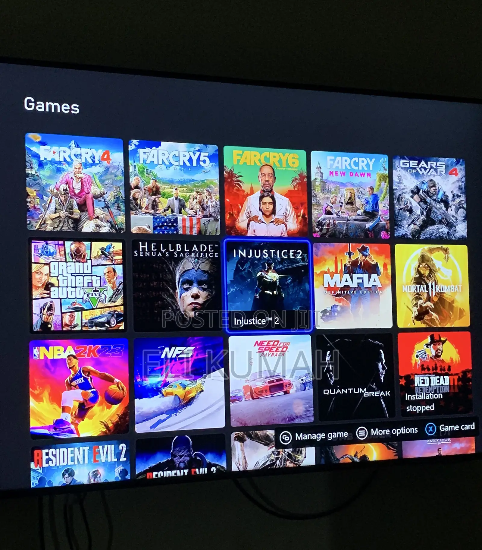 Xbox Games Installation Available