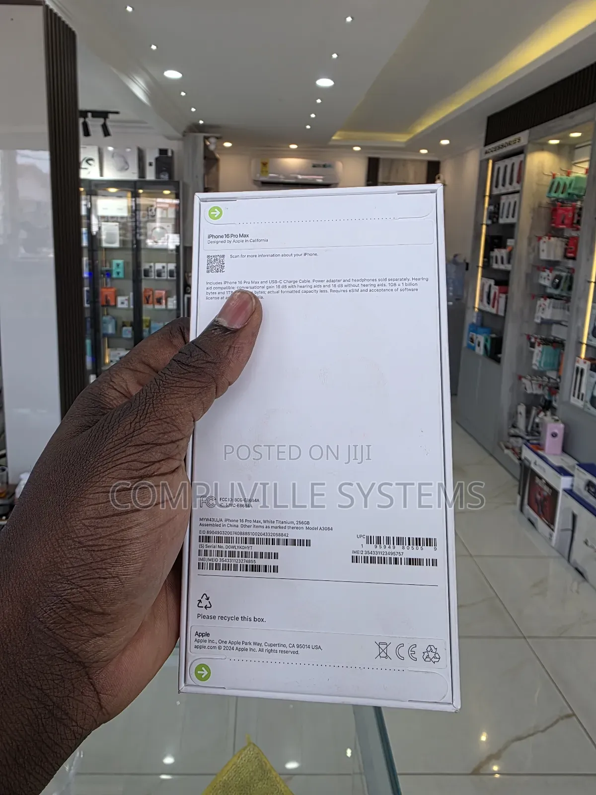 New Apple iPhone 16 Pro Max 256 GB White