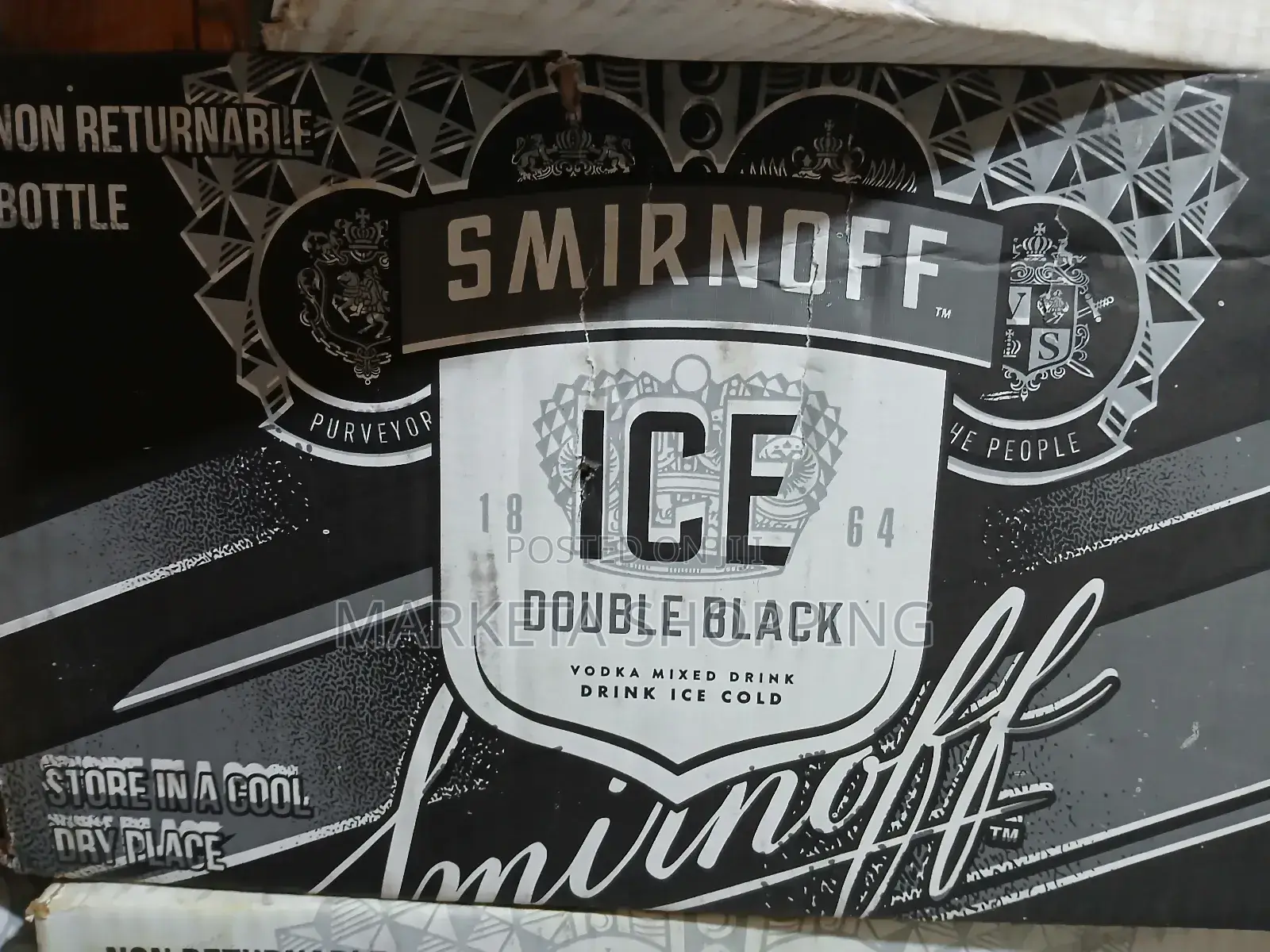 Smirnoff Double Black 300mlx24