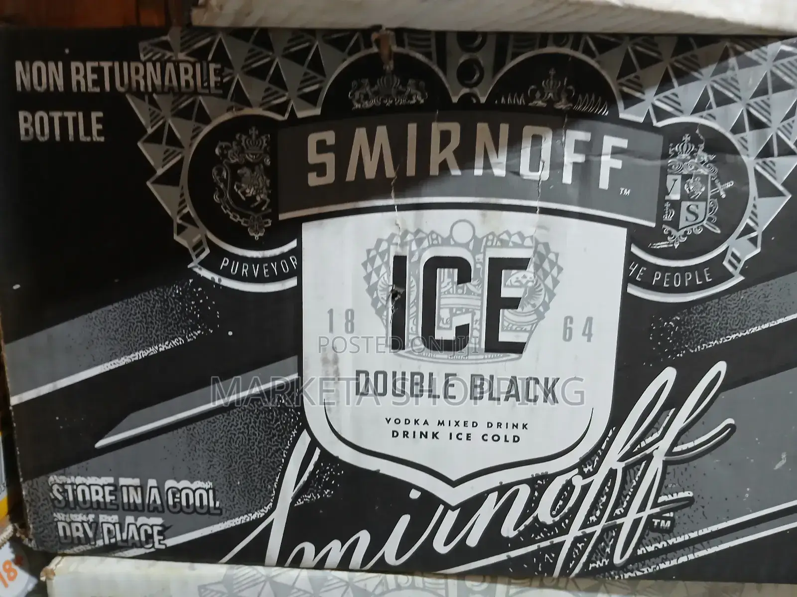 Smirnoff Double Black 300mlx24