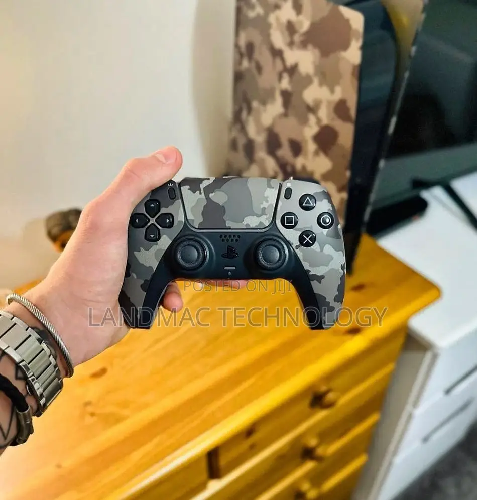 Playstation 5 Dualsense Wireless Controller - Gray Camouflag