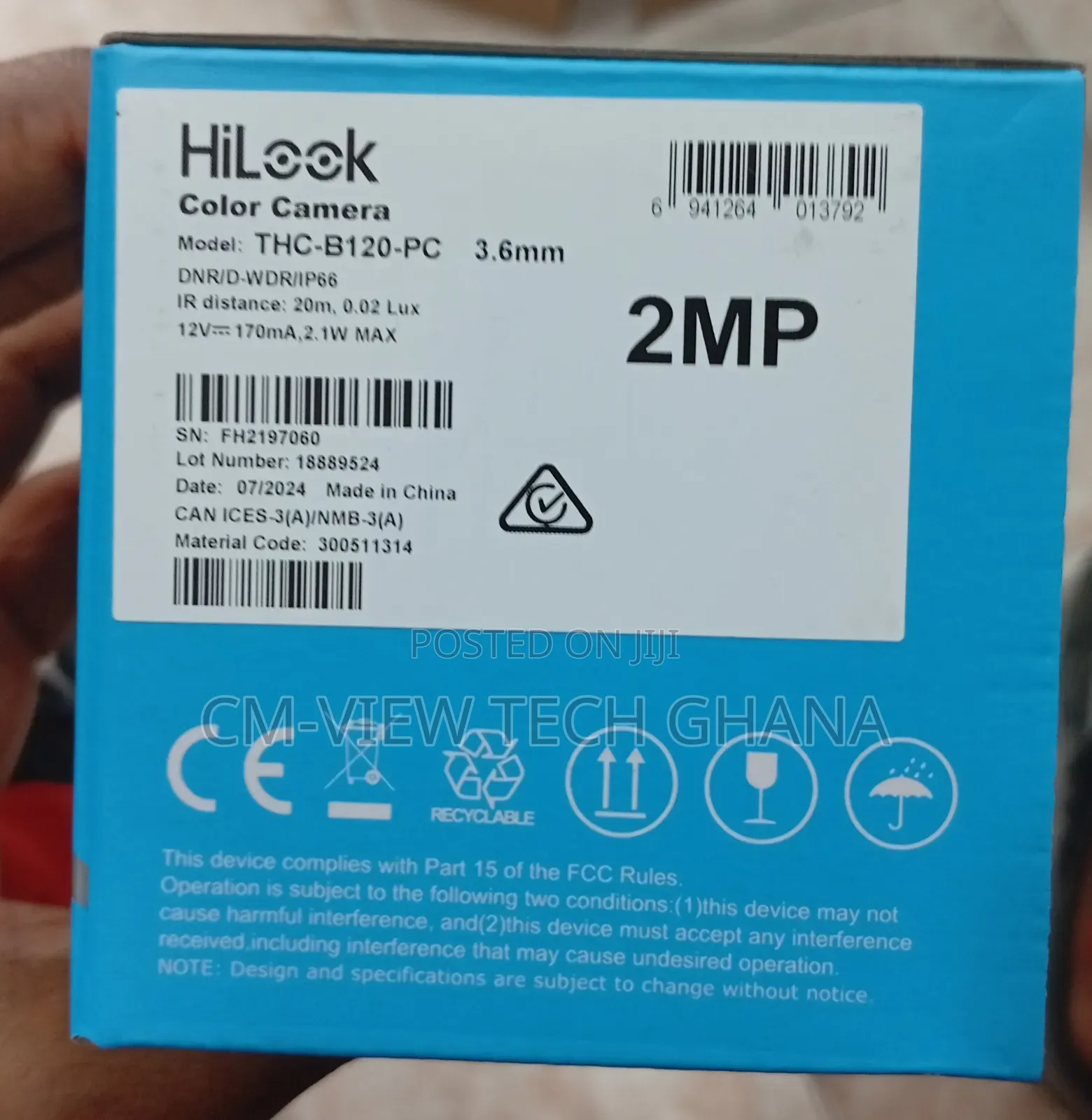 2mp Hilook Analogue Dome Camera ( THC-B120-Pc)