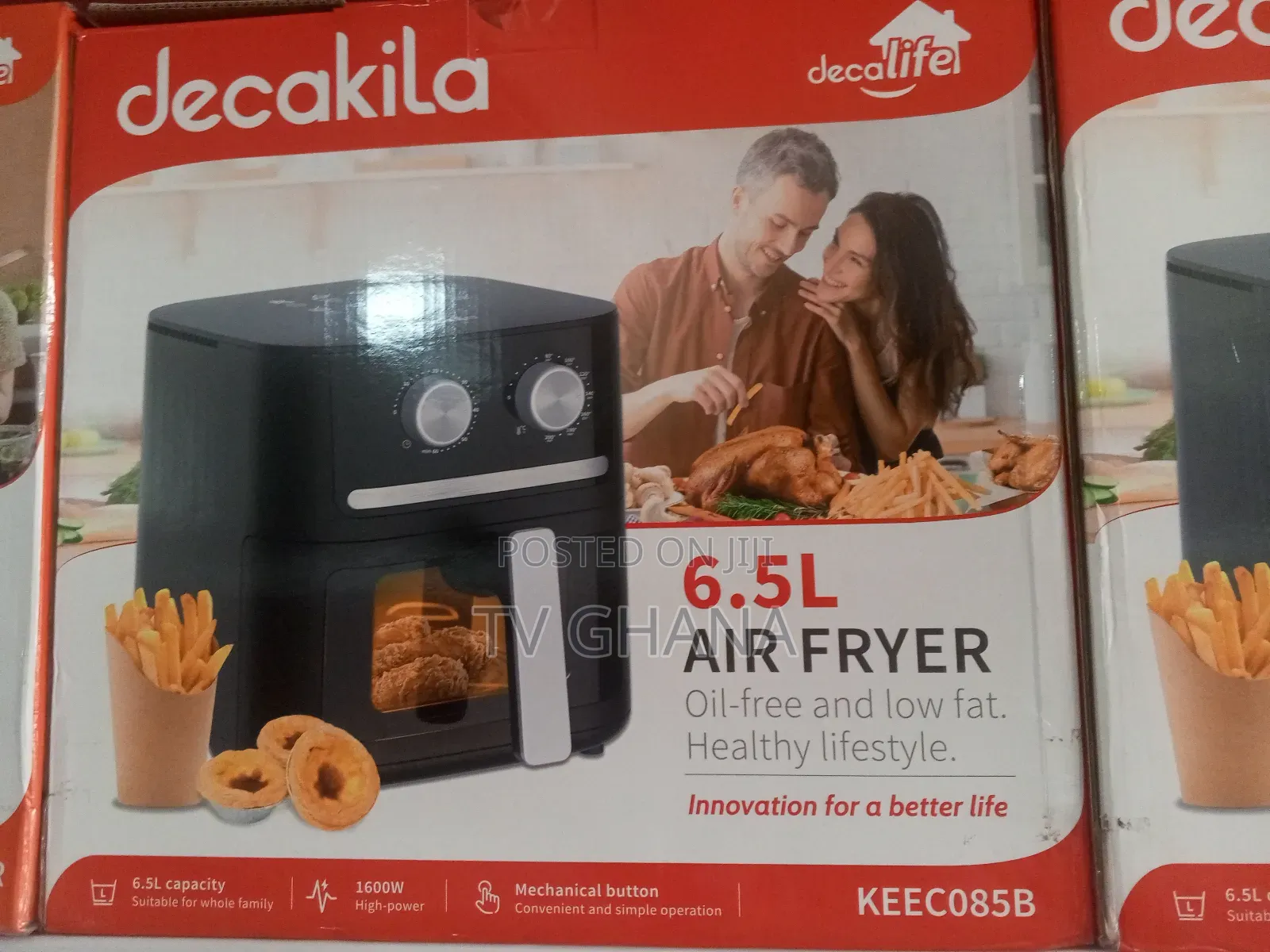 Risky Free Air Fryer 6.5l Decakila Sysmatic Set