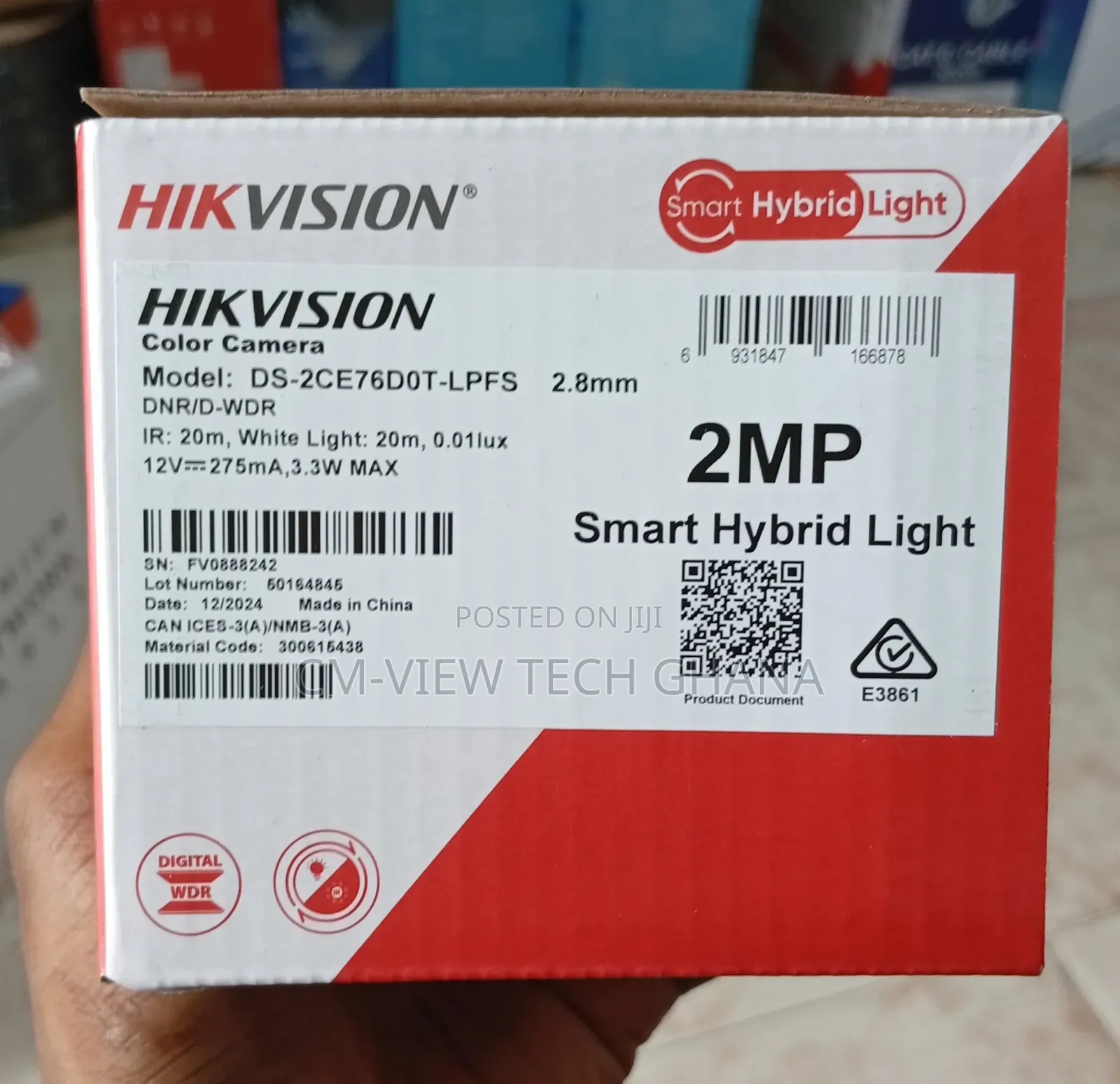 2mp Smart Hybrid Light Analogue Dome(Ds-2ce76d0t-Lpfs)