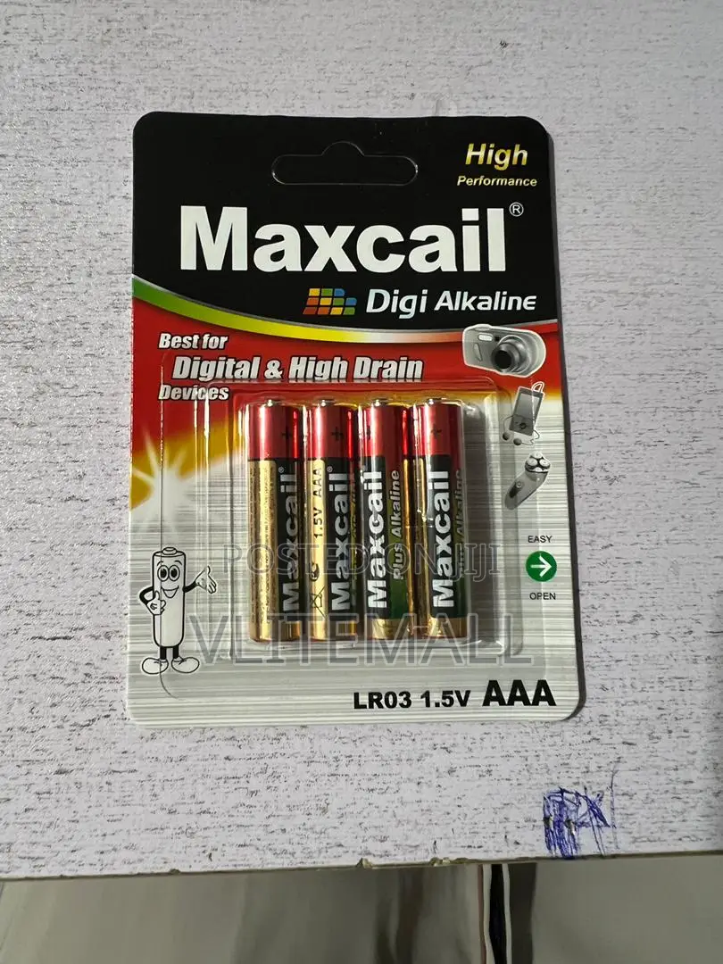 Maxcail Alkaline Batteries 4pcs