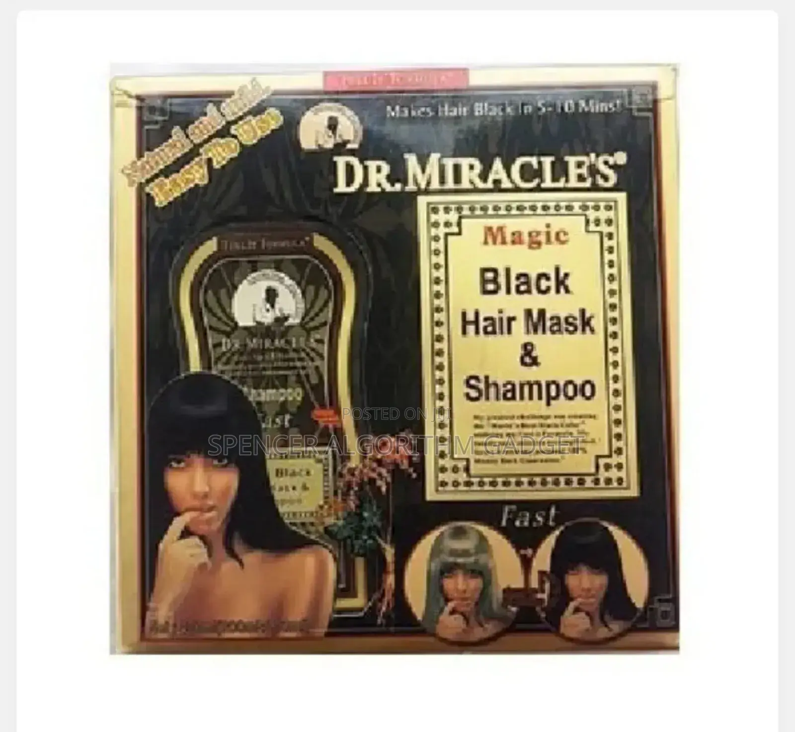 Dr Miracle's Magic Black Hair Mask and Shampoo