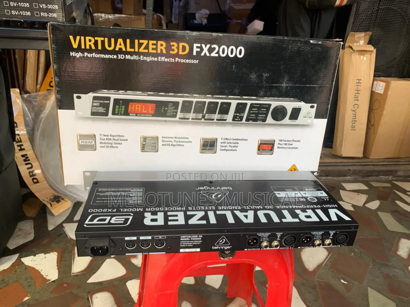 Behringer Virtualizer 3d Fx2000 Multi-Engine Effect Procesor