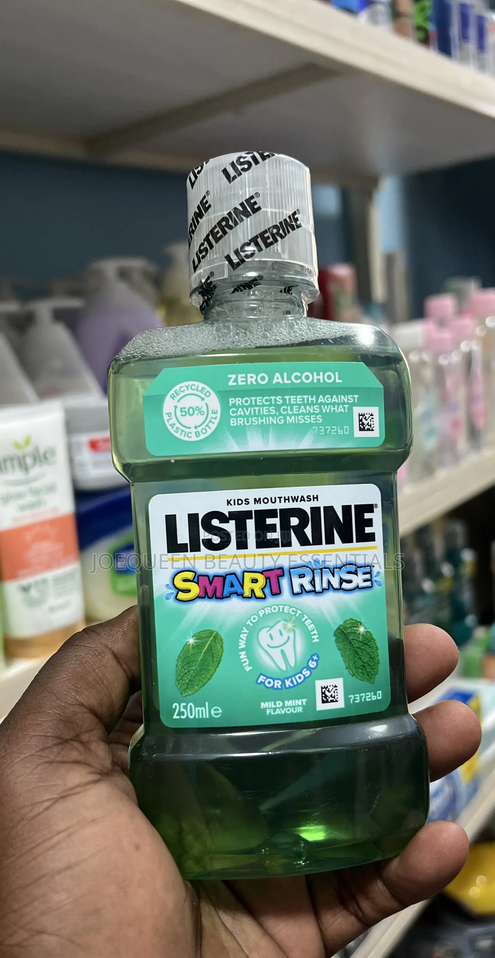 Listerine Kids Strawberry Flavored Mouthwash