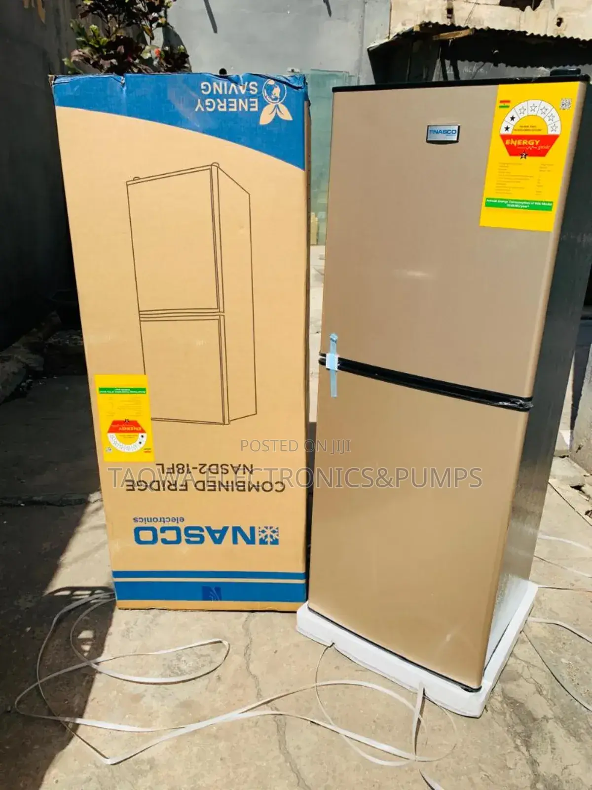 With 136l Nasco Bottom Freezer