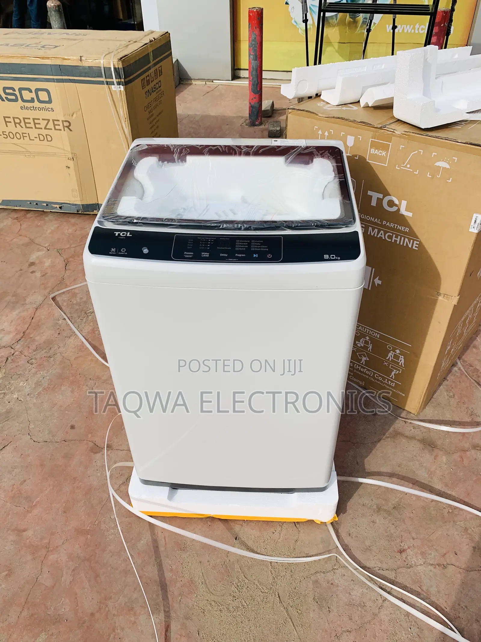 Efficient TCL 9kg Top Load Washing Machine