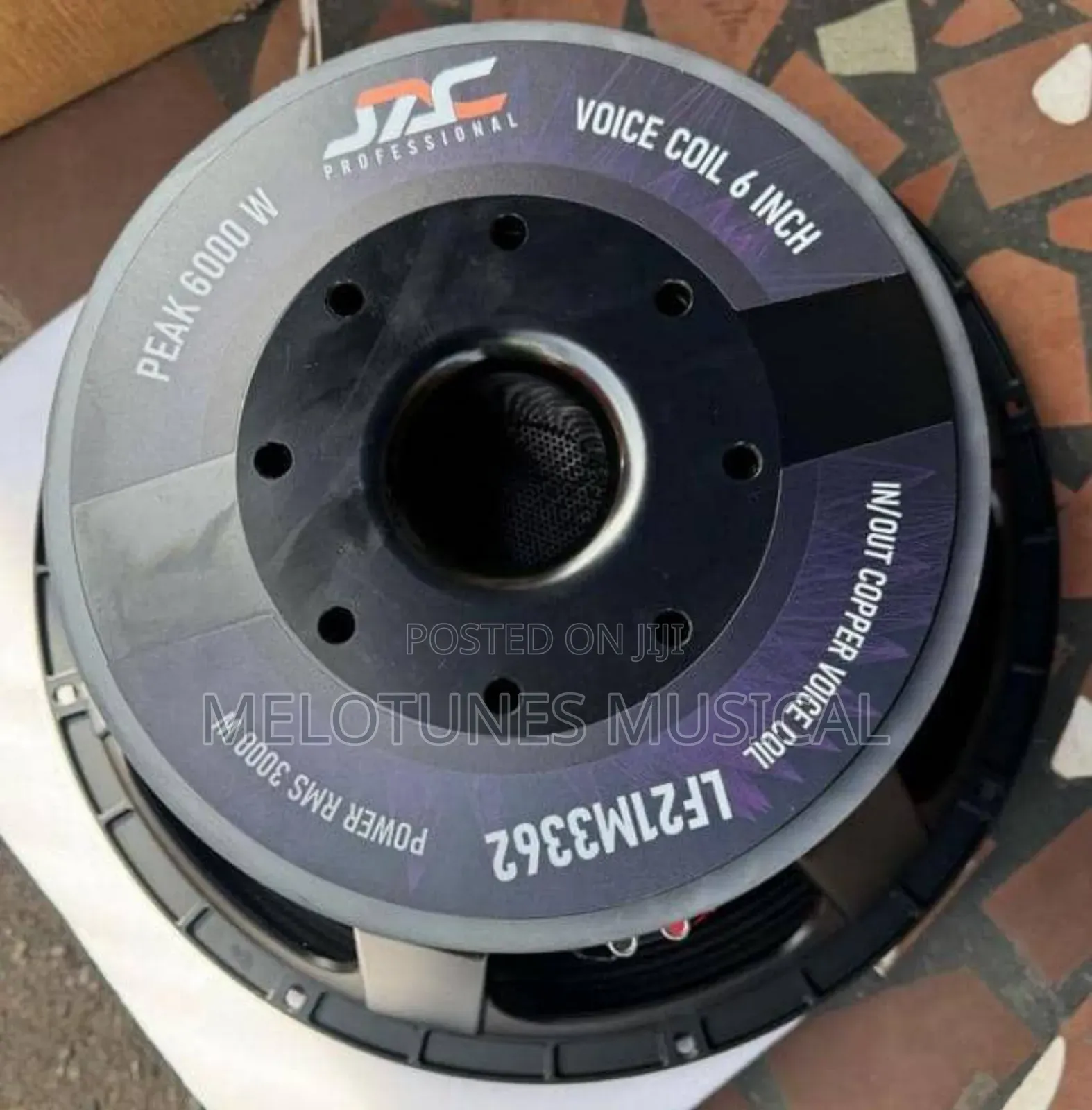 Jac 21inches 6000watt Pair of Naked Speakers(Single Magnet)