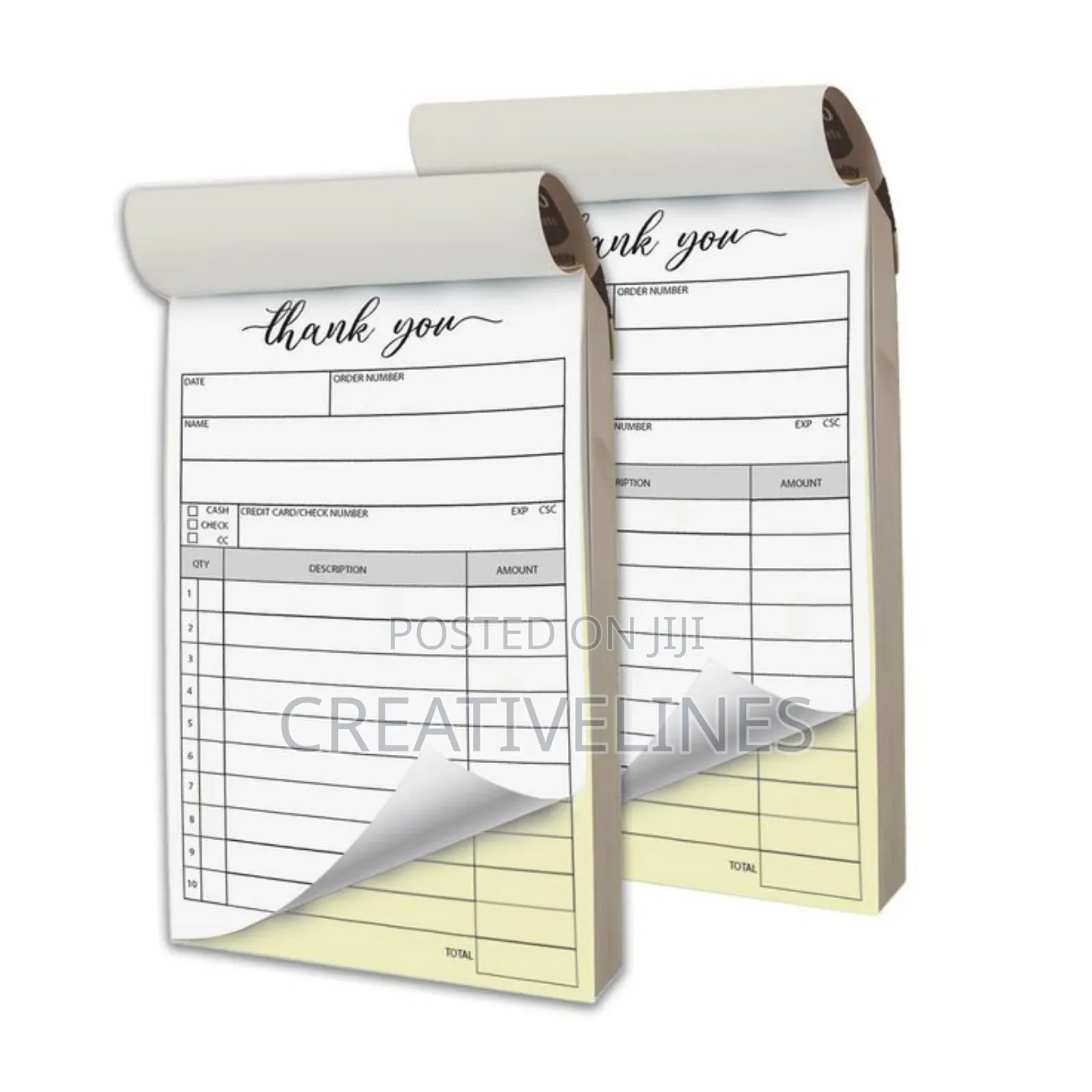 Receipt Invoices