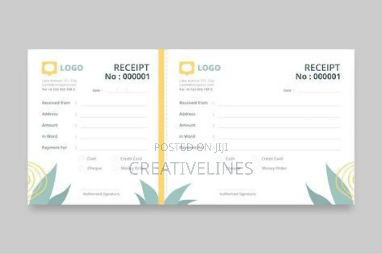 Receipt Invoices
