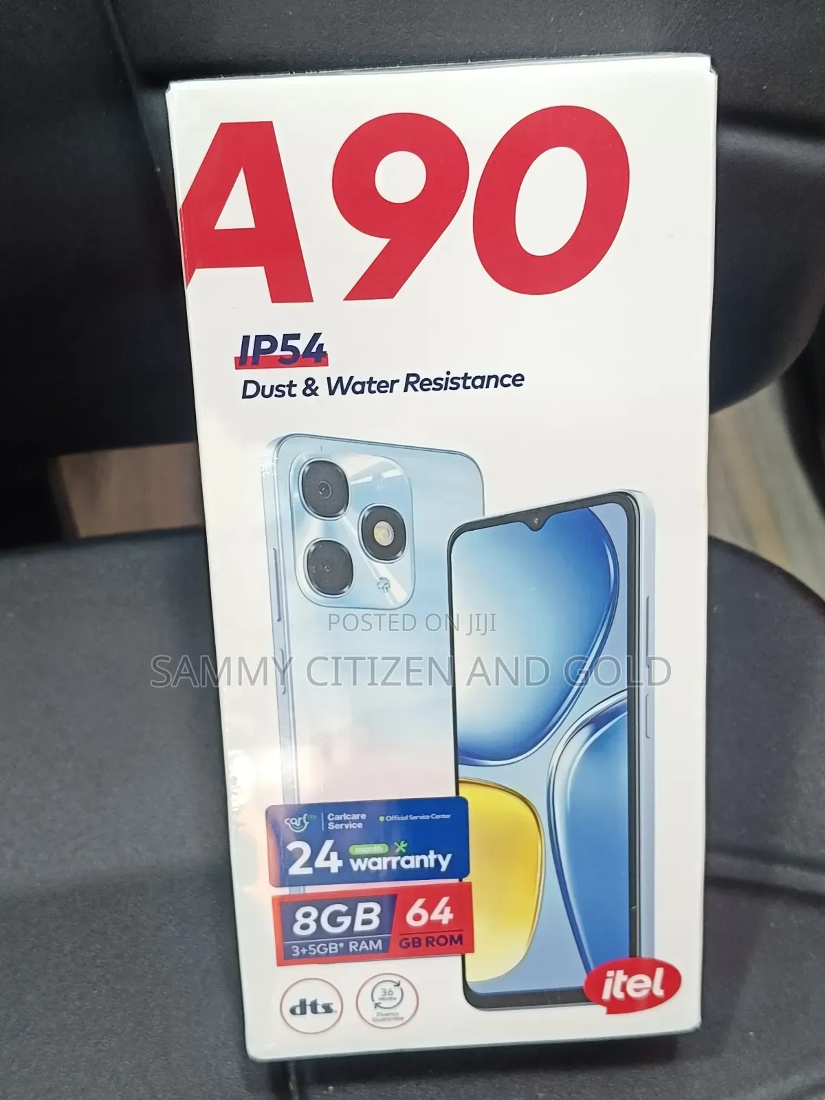 New Itel A90 64 GB Black