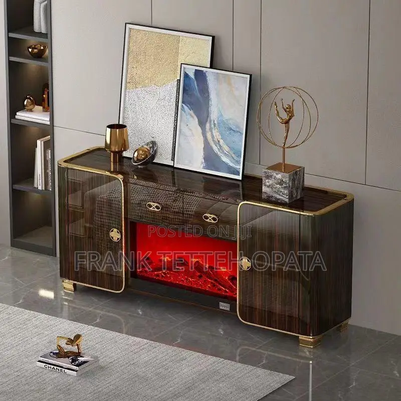 Luxurious Electrified Fireplace Tv Stand for Smart Home