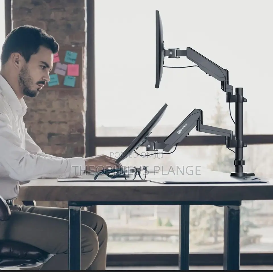 Adjustable Dual Monitor Mount