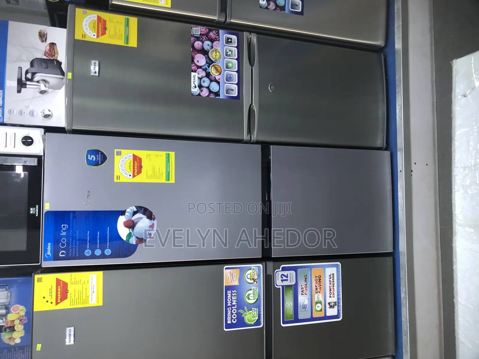 Storage Flexible Midea Bottom Freezer 174 Liters Available