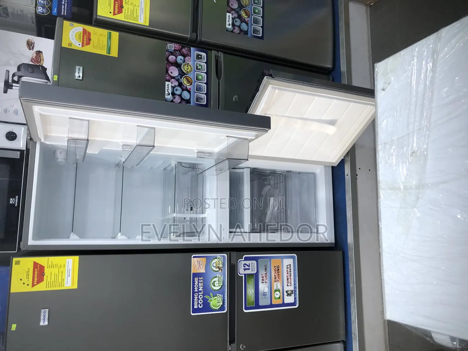 Storage Flexible Midea Bottom Freezer 174 Liters Available