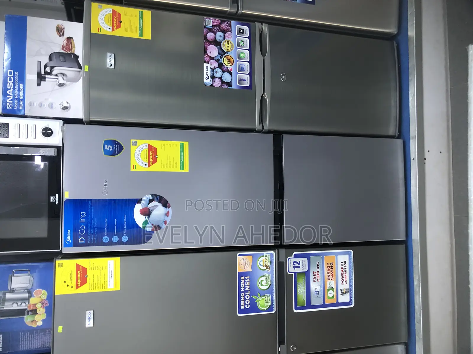 Storage Flexible Midea Bottom Freezer 174 Liters Available