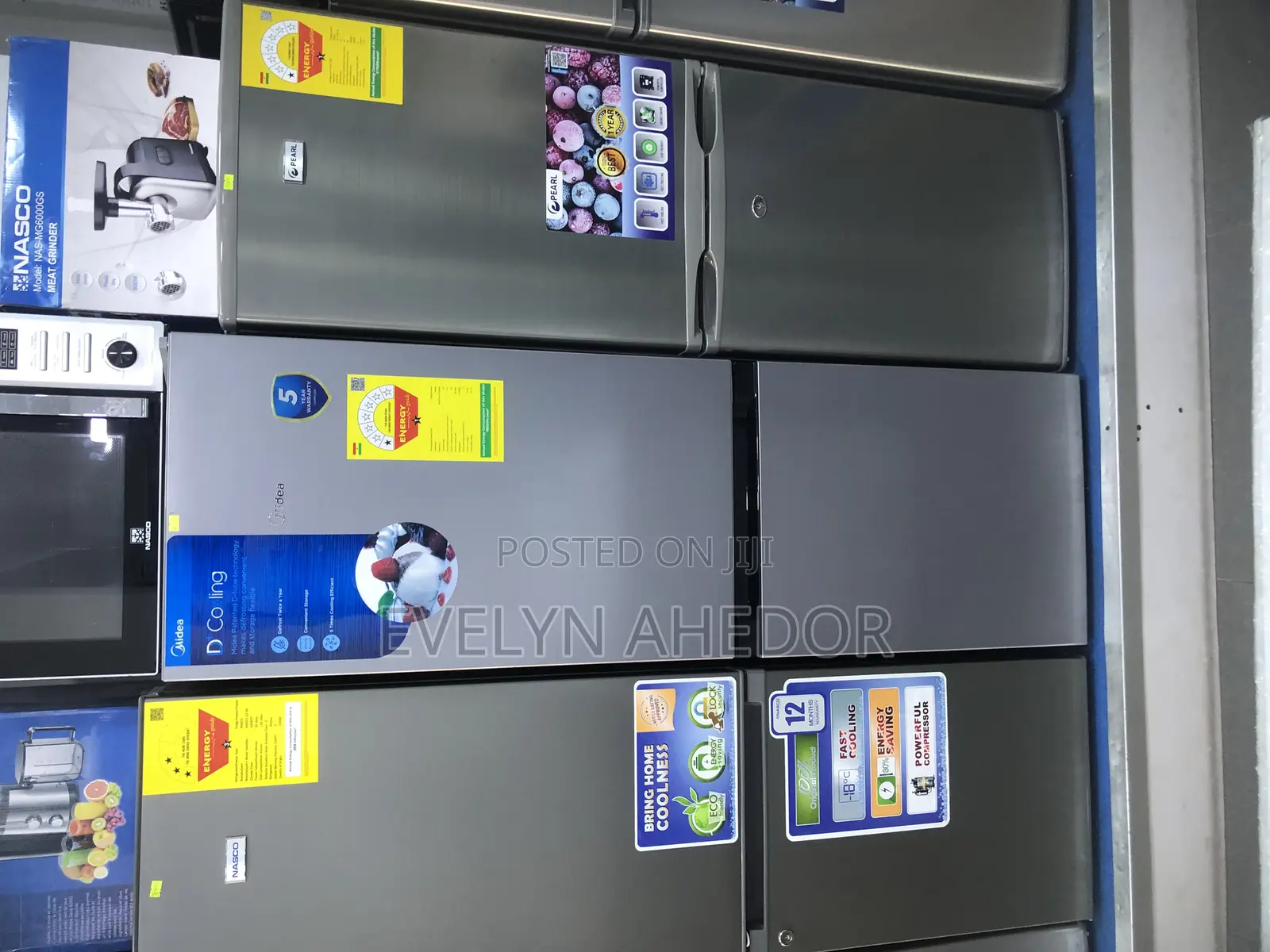 Storage Flexible Midea Bottom Freezer 174 Liters Available