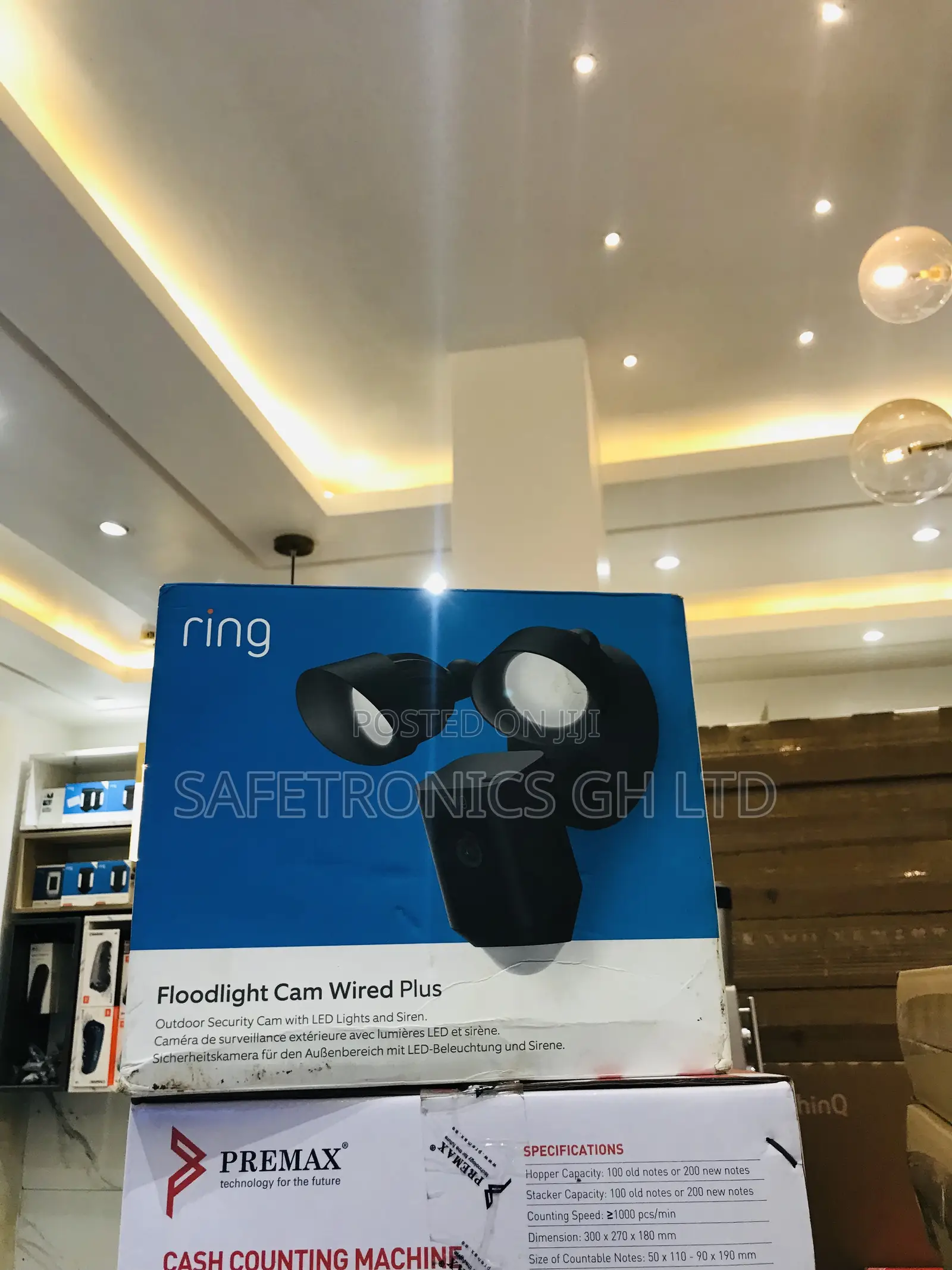 Adorable Ring Floodlight (Black) Cam Wired