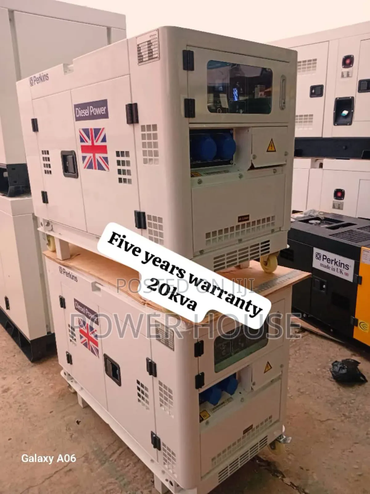 Portable Power 20kva Perkins Diesel Generator