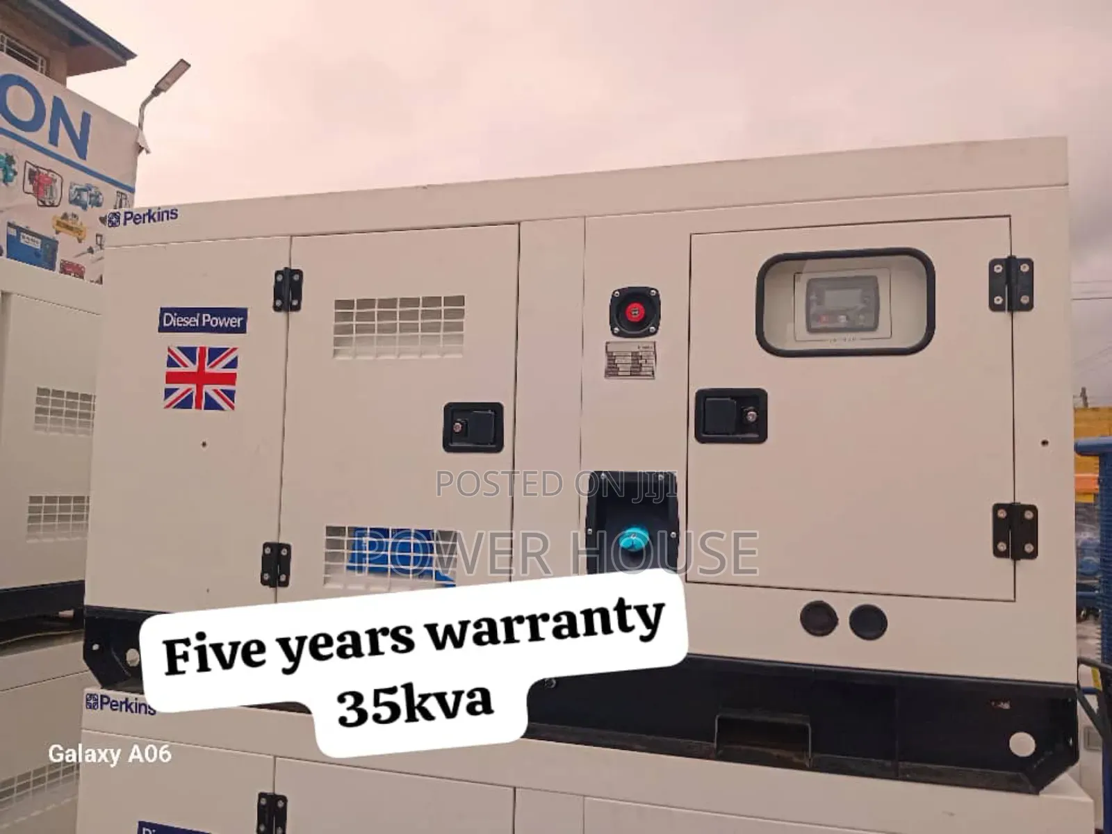 Water Coolant Engine 35kva Perkins Diesel Generator
