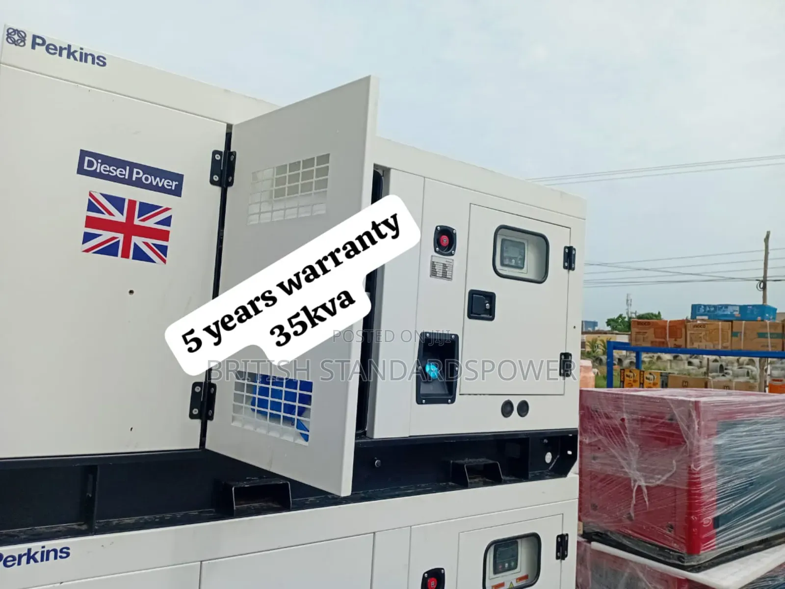 High Frequency 35kva Silent Diesel Generator