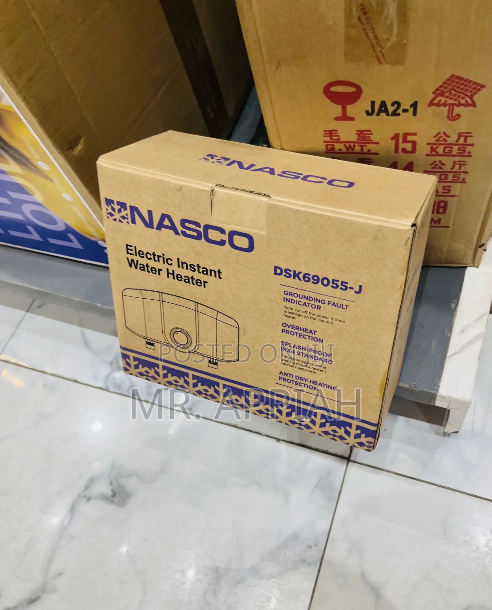 Fast Heating Nasco 3500watt Water Heater(White).