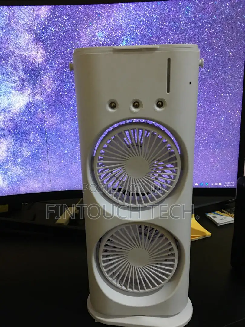 Portable Air Cooler With Double Fan and Humidifier
