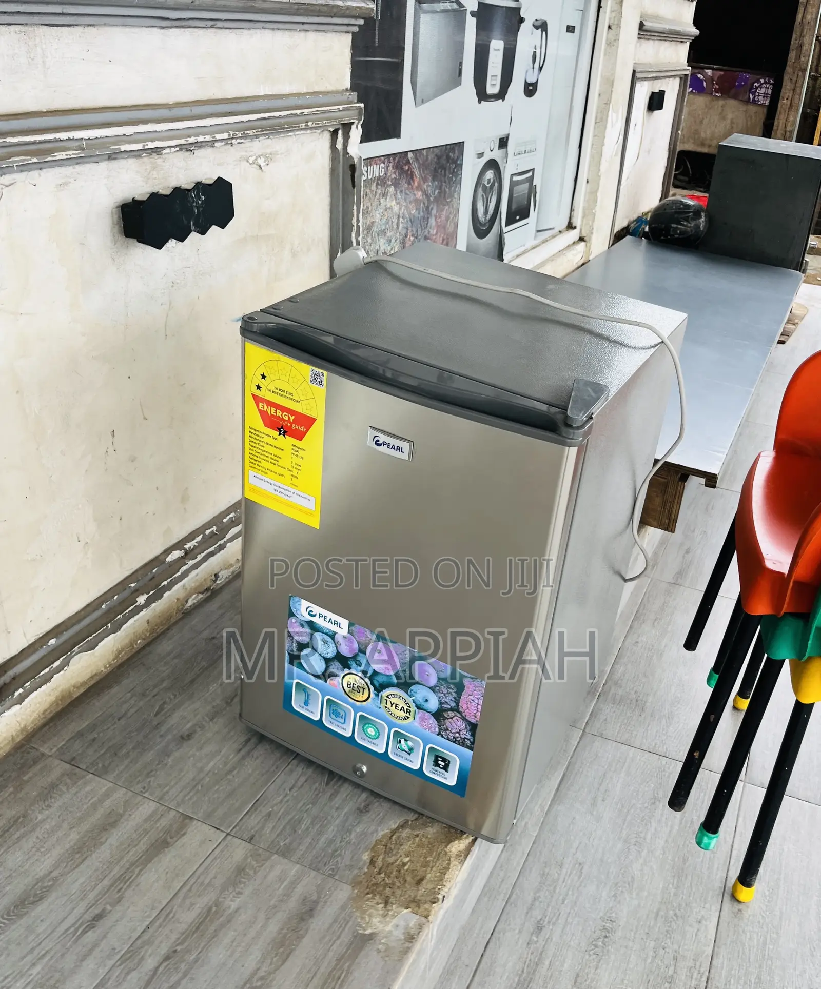 Buy Finest Pearl Single Door Bed Side Refrigerator(Gray)