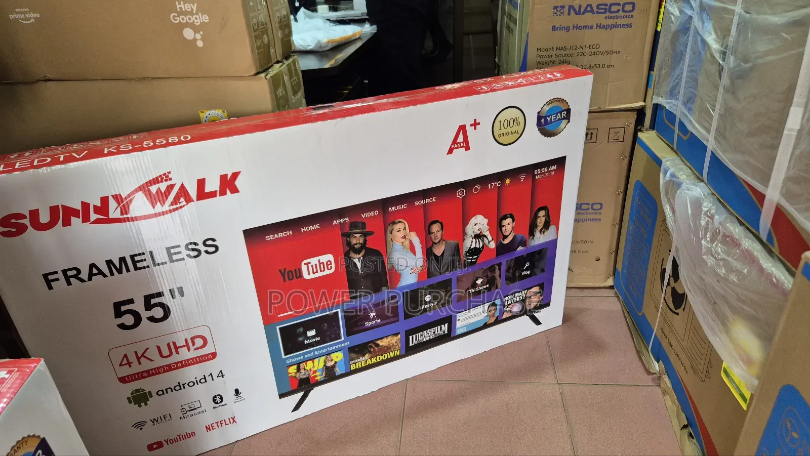 Tranquil Sunnywalk 55inches Led Television 55p635