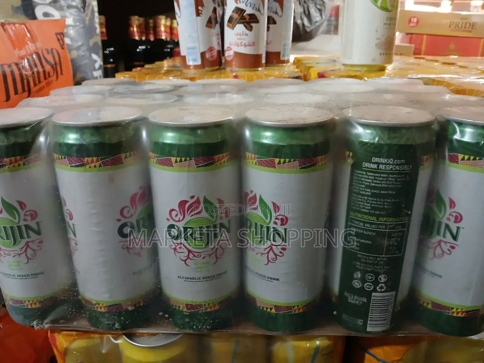 Orijin Alcoholic Mixed Drink 33clx24