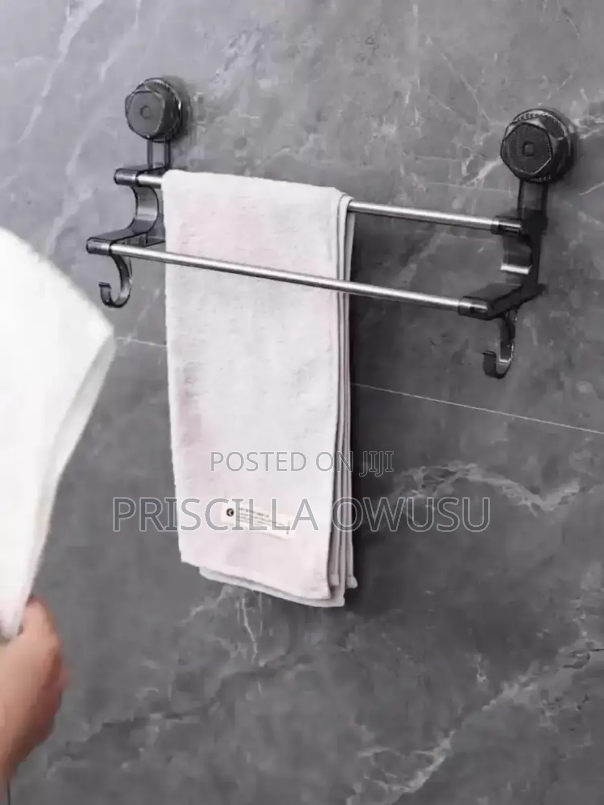 Luxury Bathroom Towel Rack With Double Rods