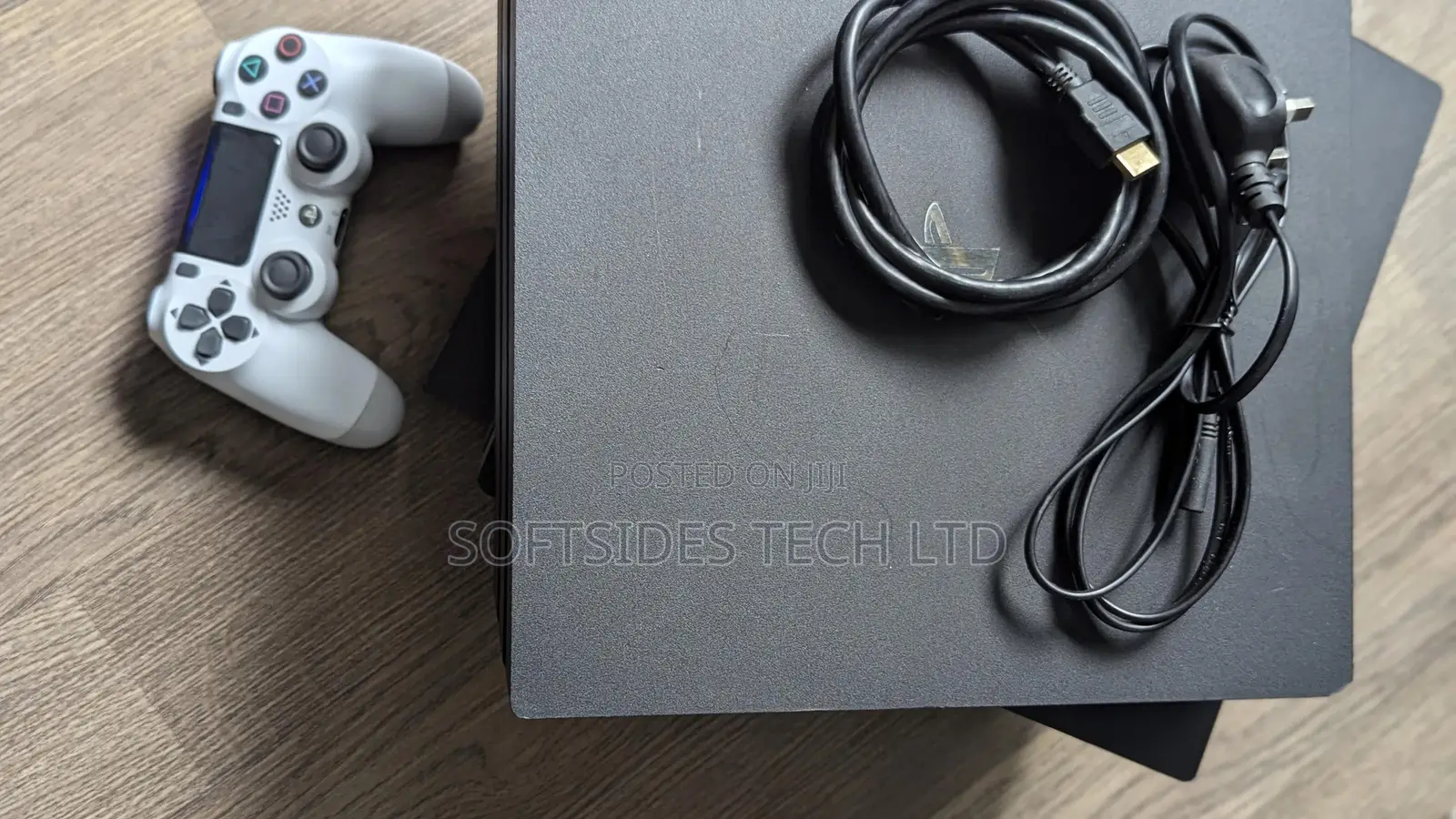 Ps4 Pro: 4k Hdr, Controller & Cables, Reset - Good Now!