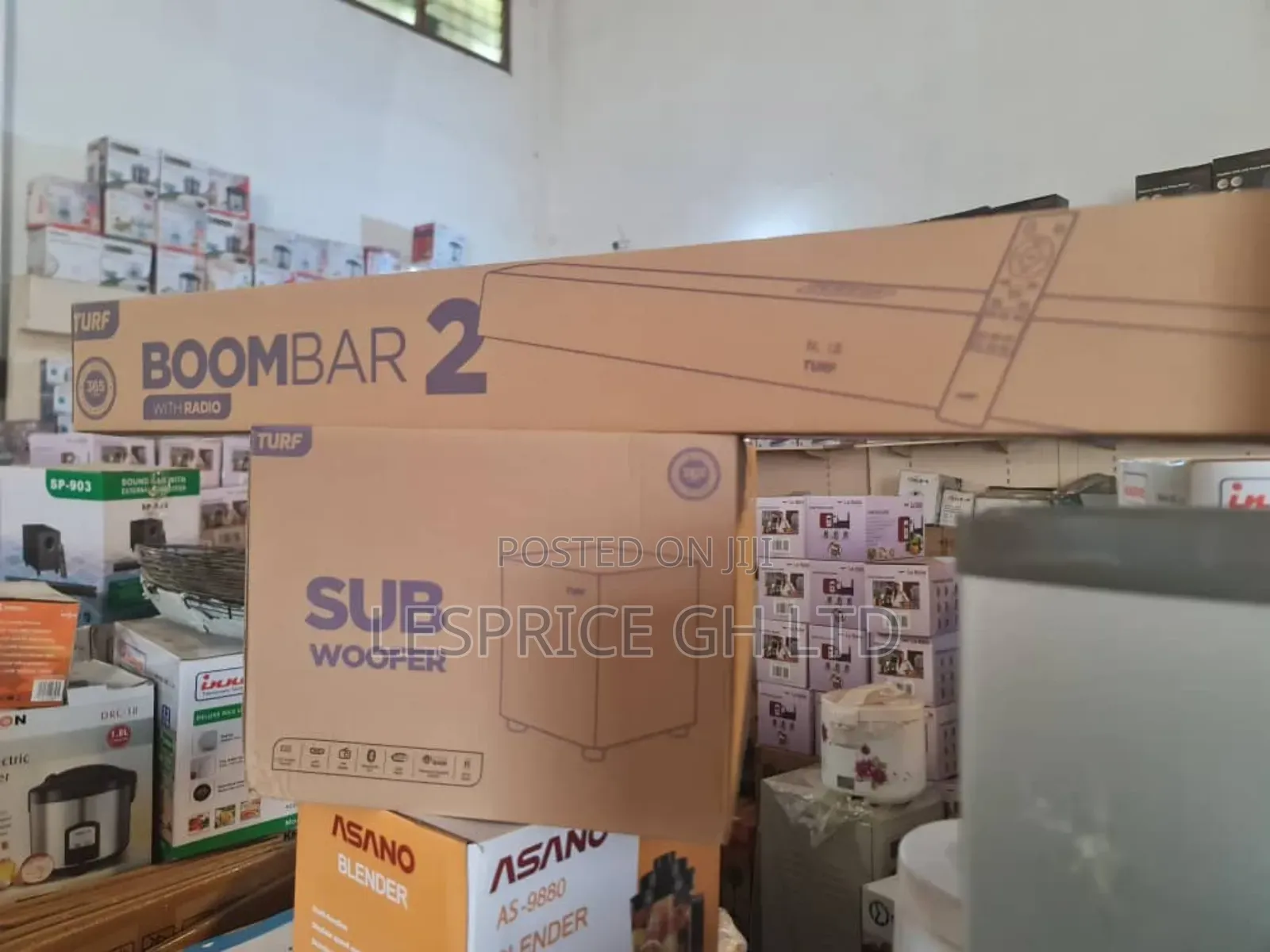 Powerful Audio- Turf Boombar2 Bluetooth Soundbar With Radio