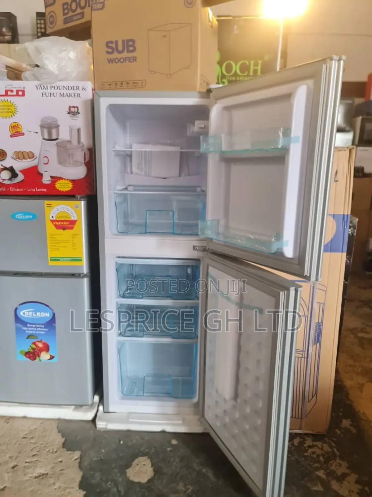 Nasco Bottom Freezer Fridge - 116l Solid Cooling