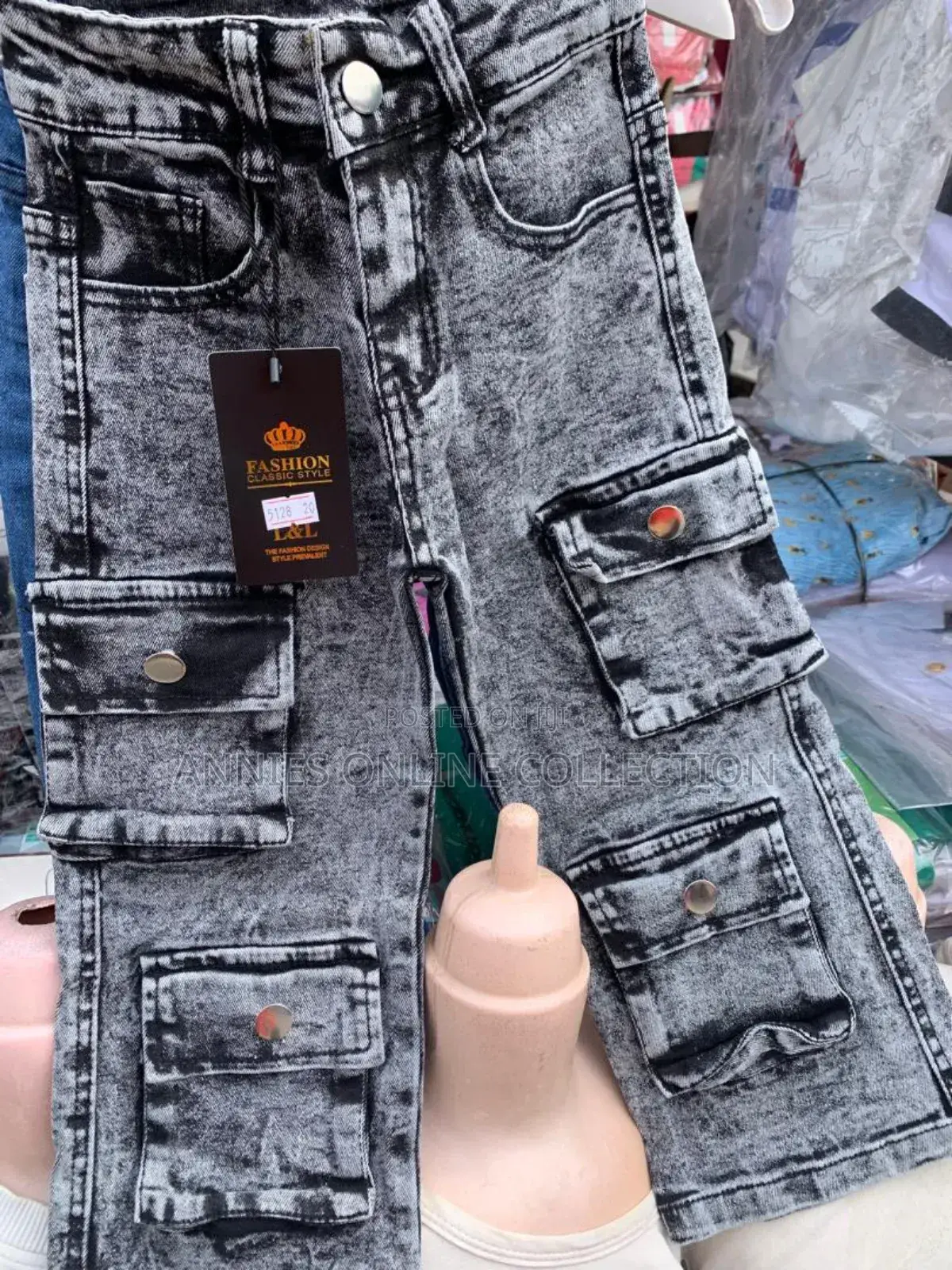Kids Cargo Jeans