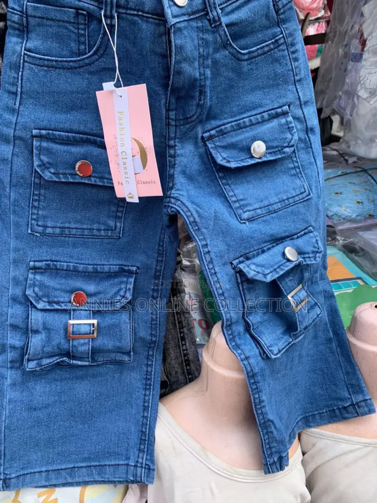 Kids Cargo Jeans