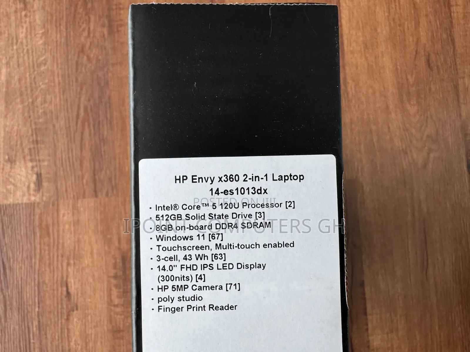 New Laptop HP Envy 14 8GB Intel SSD 512GB