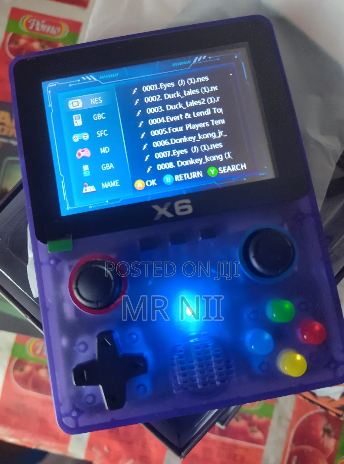 X6 Retro Game Console