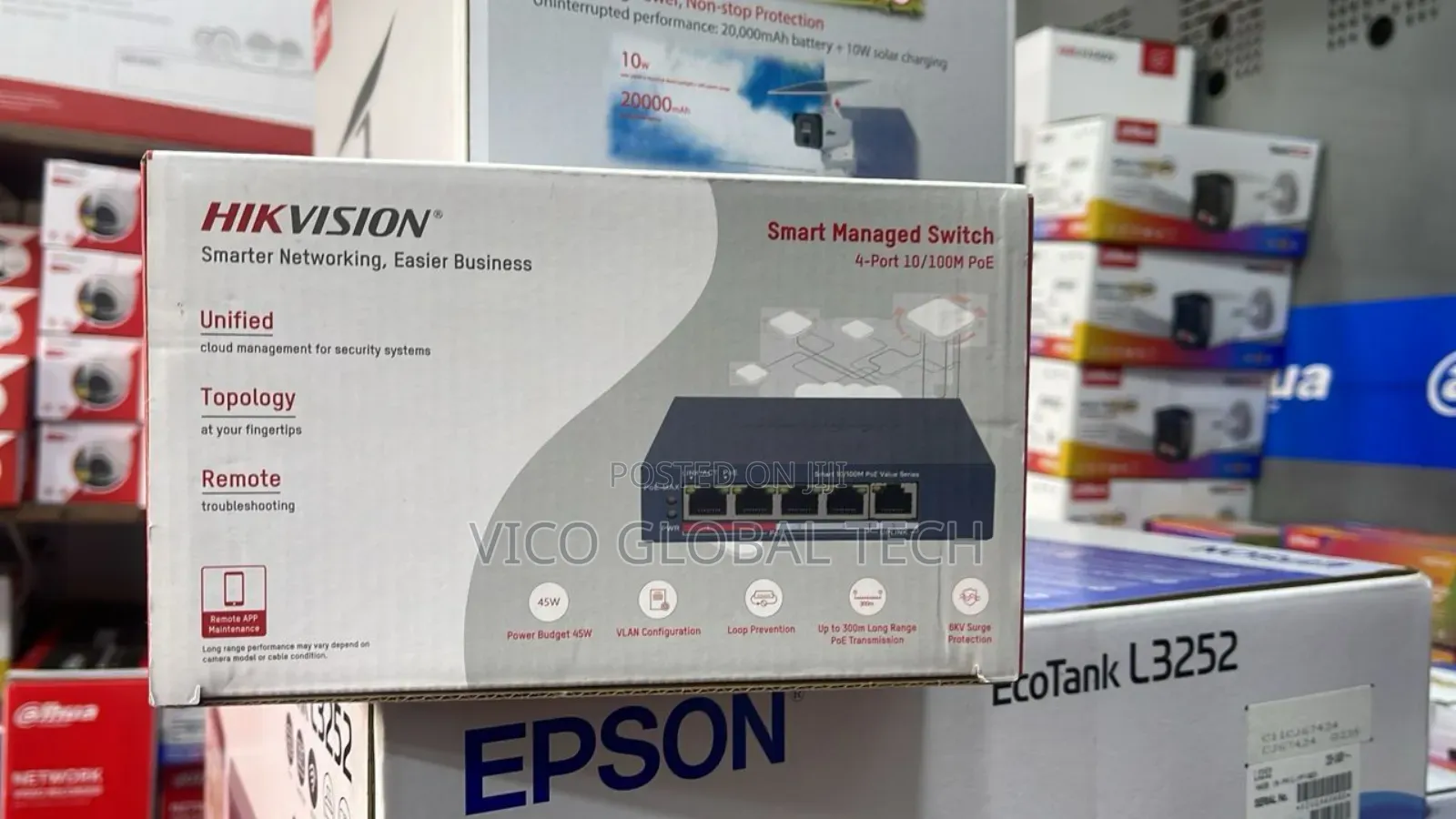 Hikvision 4port Poe Managed
