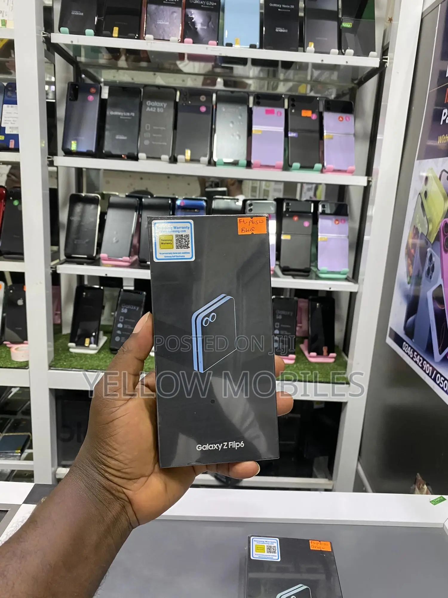 New Samsung Galaxy Z Flip6 256 GB Blue