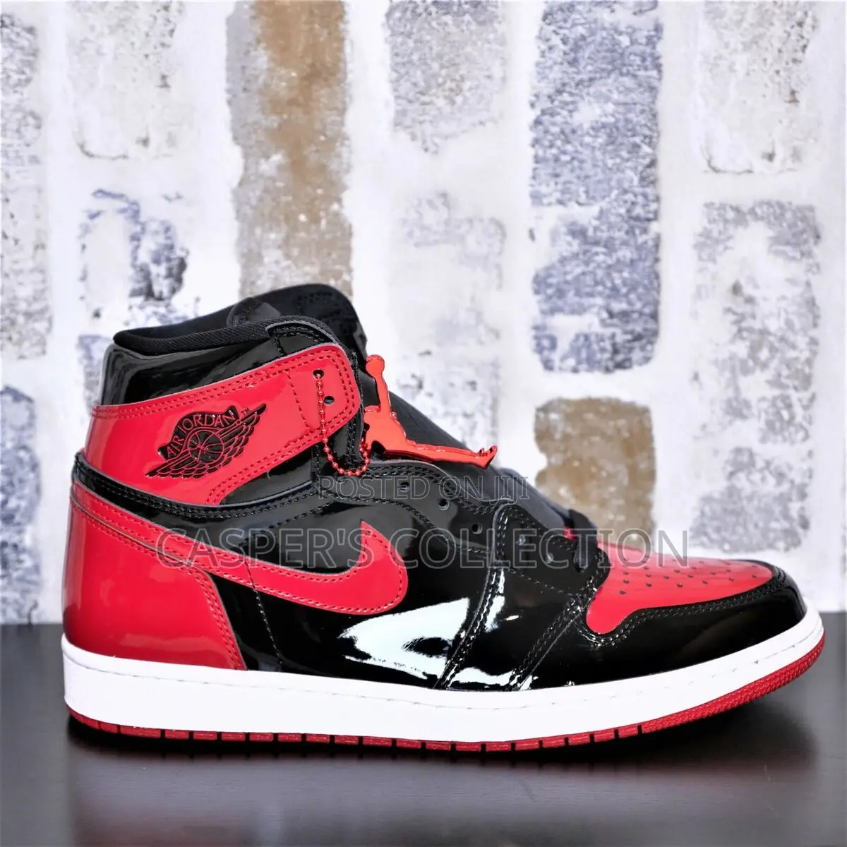 Air Jordan 1 Red and Black Mirror