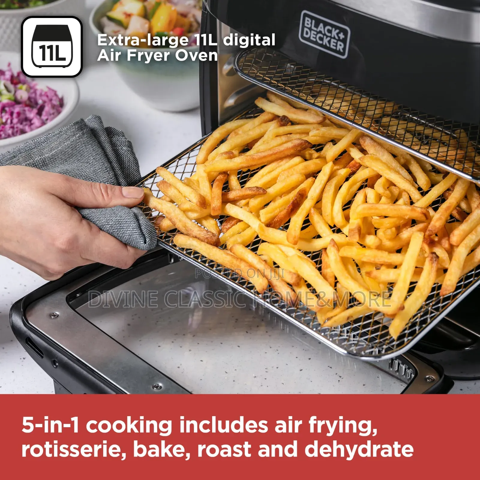 11lit Black Decker Air Fryer Oven