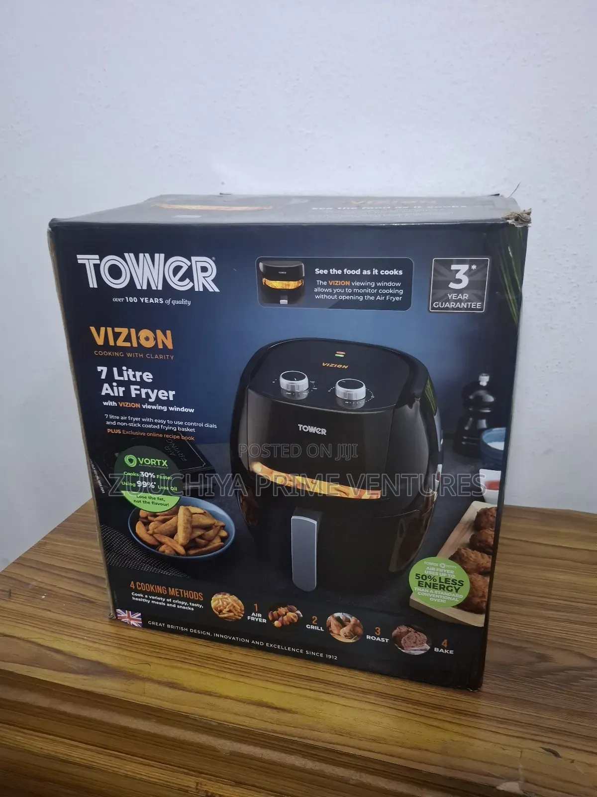 7.Lblack Tower Manual Air Fryer Uk