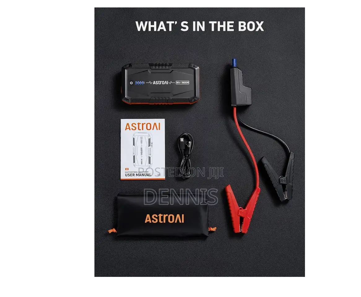 Portable Car Battery Jump Starter - Astroai