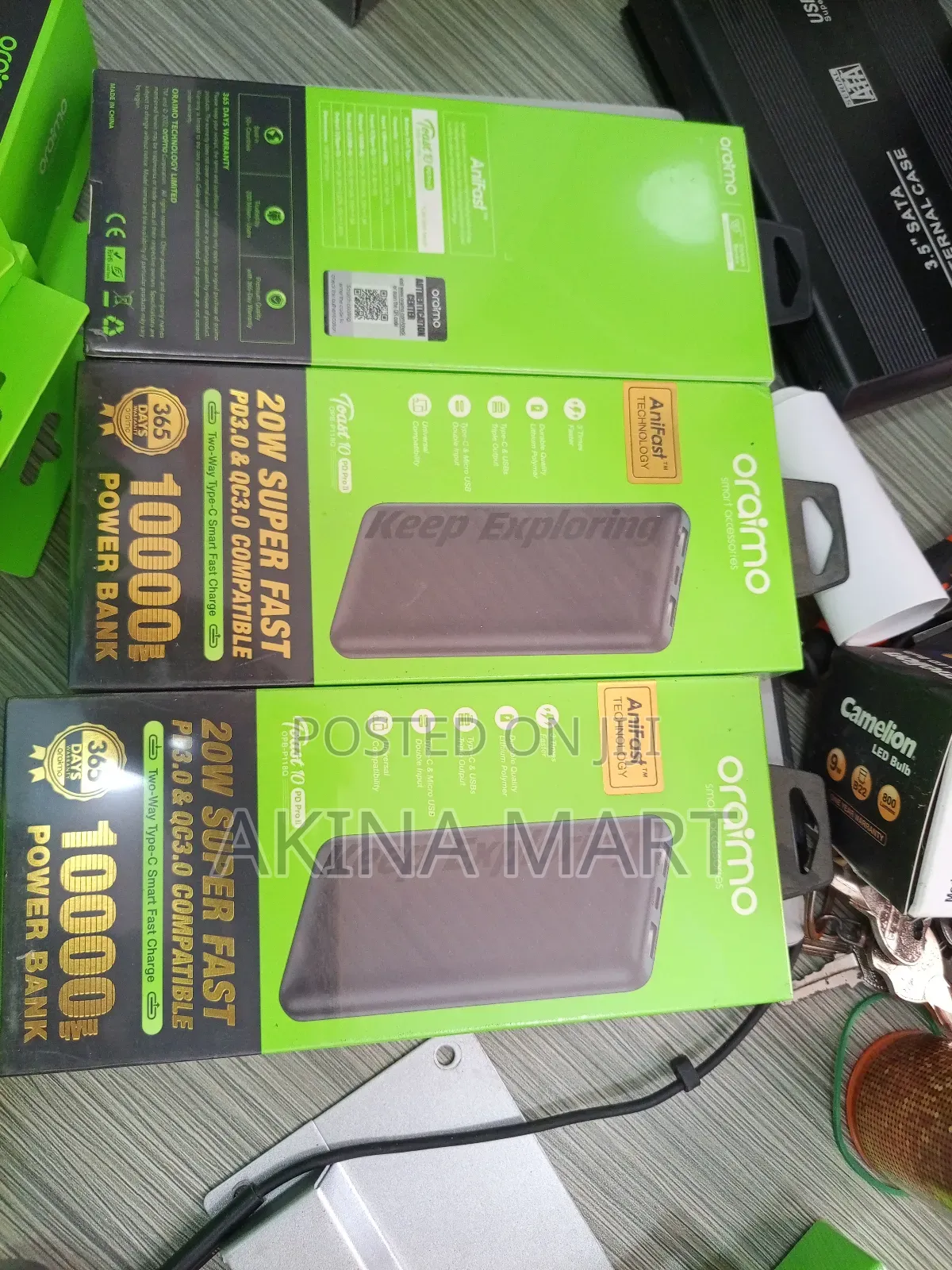 10000mah Oraimo Power Bank