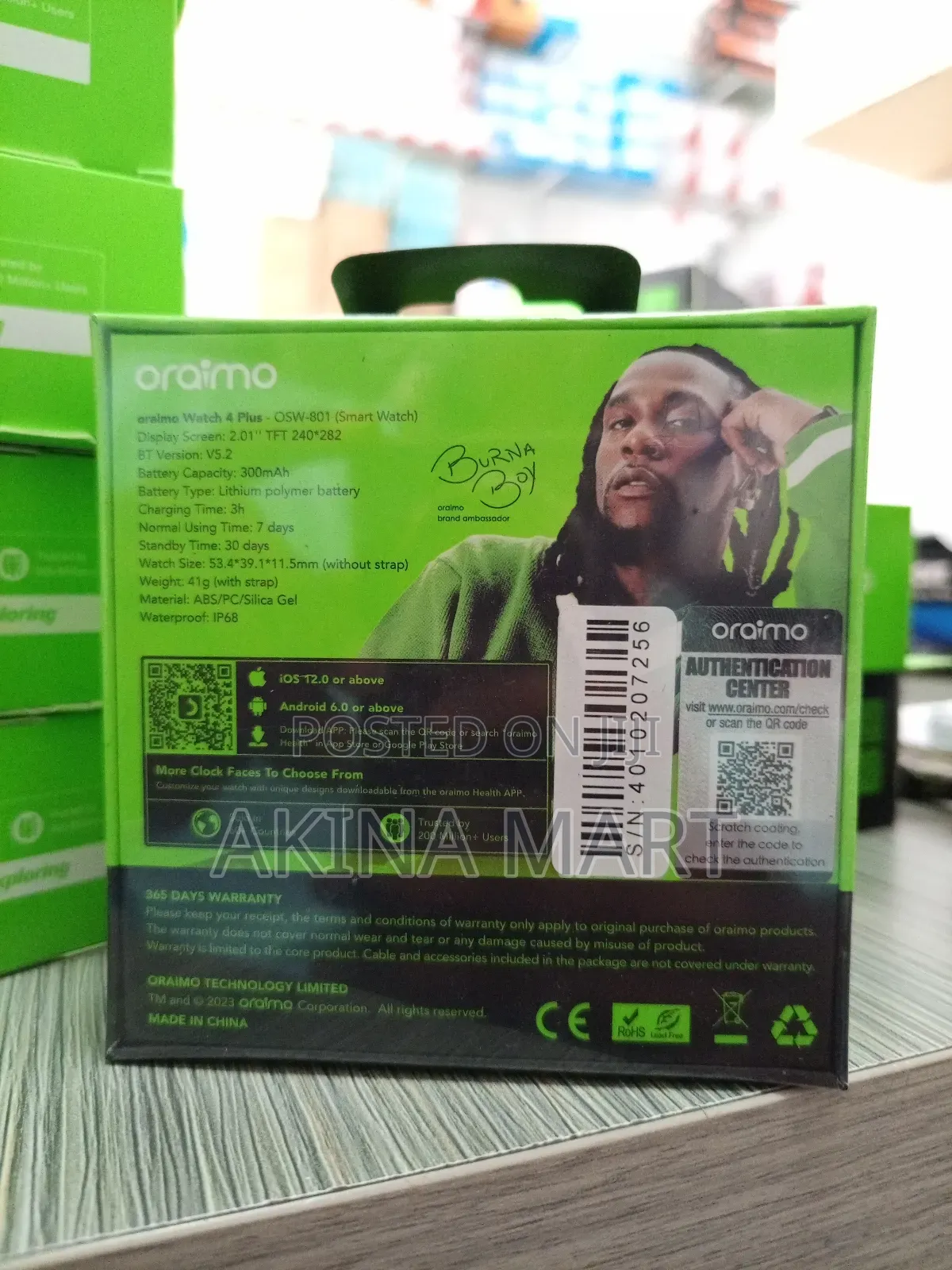 Smart Watch Oraimo Smart Watch Full Touch Hd Screen